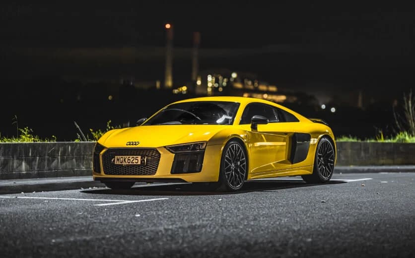 Audi sports car, supplied illustrative photograph