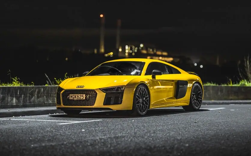 Audi sports car, supplied illustrative photograph